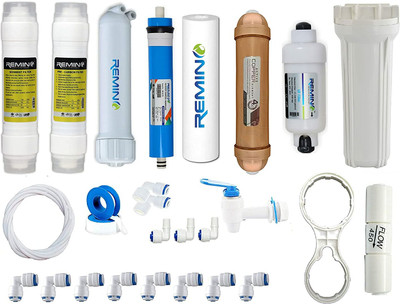 Remino complete Ro filter service kit with all accessories and copper Solid Filter Cartridge(0.3, Pack of 1)