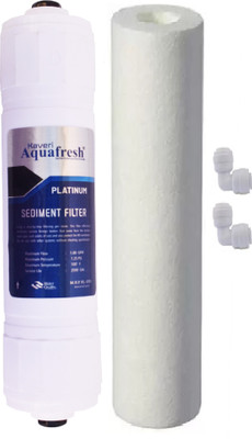 Kaveri AquaFresh Platinum Filter 2 pcs set Sediment & PP spun Suitable for All RO Water Purifier Solid Filter Cartridge(0.5, Pack of 4)