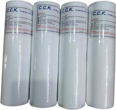 AQUA SRI C.C.K RO Spun Filter 10INCH_J05 Solid Filter Cartridge(00.5, Pack of 4)