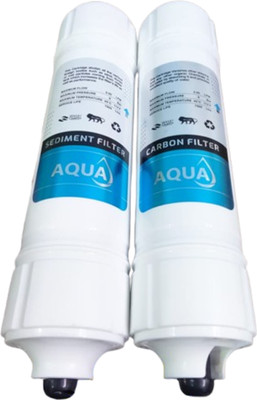 MGTECK AQUA RO Filter Set – 1 Sediment + 1 Pre-Carbon Cartridge_N3 Solid Filter Cartridge(5, Pack of 2)