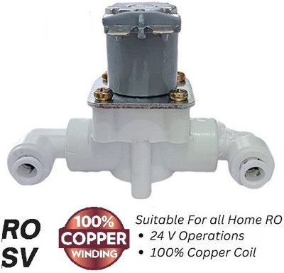 BALRAMA Solenoid Valve / SV 36v DC for RO Purifier Systems Solid Filter Cartridge(0.5, Pack of 1)