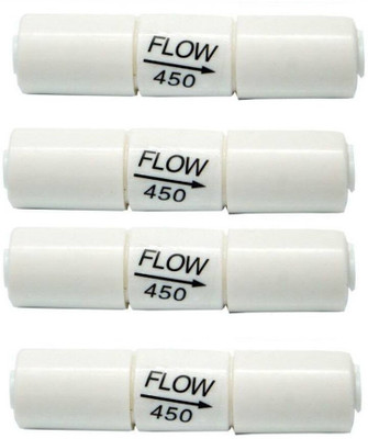 LEXUS AQUAFRESH RO Flow Restrictor FR 450 ML (4 Pc) for Membrane Water Purifier Service Solid Filter Cartridge ( Pack of 4) Solid Filter Cartridge(0.5, Pack of 4)