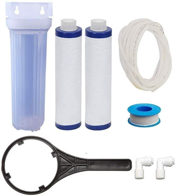 Letino Transparent Pre-Filter housing Service kit with 2pc MLT for RO Water Purifiers Solid Filter Cartridge(0.05, Pack of 1)