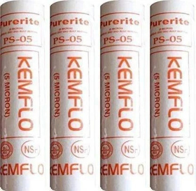 GE FILTRATION by KEMFLO Ge Kemflo AquaFilter Candle filter Solid Filter Cartridge(0.005, Pack of 4)