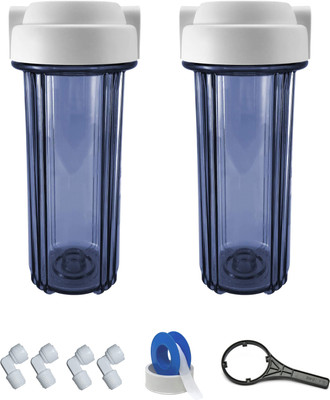 OceansDrop Transparent Bowl Set with All Required Accessories Suitable for all ro Solid Filter Cartridge(0.5, Pack of 5)