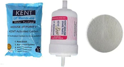 AQUANZA KENT gold original Spare Kit UF membrane, carbon pack & Sediment Solid Filter Cartridge(0.5, Pack of 1)