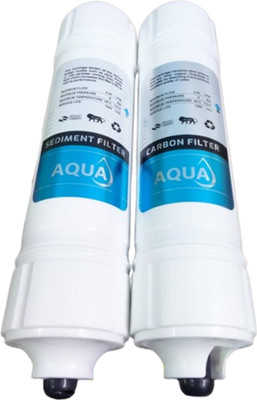 MGTECK AQUA RO Filter Set – 1 Sediment + 1 Pre-Carbon Cartridge_N4 Solid Filter Cartridge(5, Pack of 2)