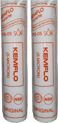 Shiv by RO CANDEL KEMFLO 10.INC RO FILTTER CANDLE SUTABLE FOR ALL RO (P-2)-1125 Solid Filter Cartridge(0.5, Pack of 2)