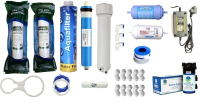 DPW Complete Ro Filter Service kit Of All Accessories with Booster Pump and SMPS Solid Filter Cartridge(0.5, Pack of 27)