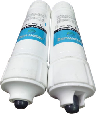 AuraWater Sediment + Carbon Filter – Compatible For All RO Water Purifiers_12 Solid Filter Cartridge(0.5, Pack of 2)