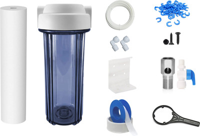 OceansDrop by Ocean Drop 10'' inch Heavy Duty Transparent Pre Filter Housing Filter with Spun Filter Media Filter Cartridge(0.005, Pack of 10)