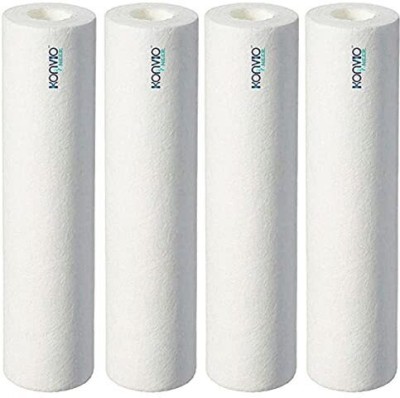 konvio neer Pre Filter Spun Water Purifier (5 Micron) 10 inch size (4) Solid Filter Cartridge(0.005, Pack of 4)