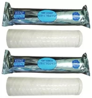 KENT POWP-Sediment Filter 10'' Thread WCAP (2 Filter Pack) Solid Filter Cartridge(2000, Pack of 1)
