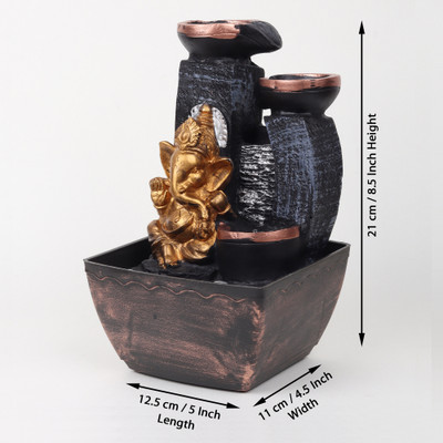 VIVARS CRAFT 21 cm X 11 cm X 12.5 cm Water Fountain