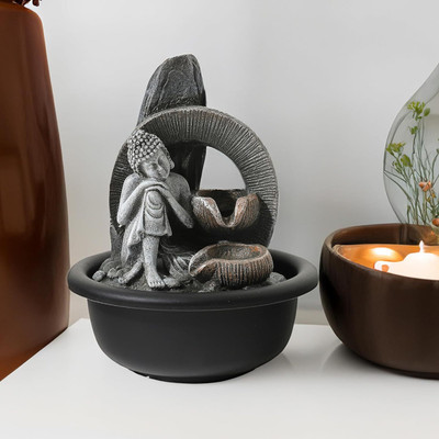 KUBER INDUSTRIES 22 cm X 17 cm X 17 cm Water Fountain