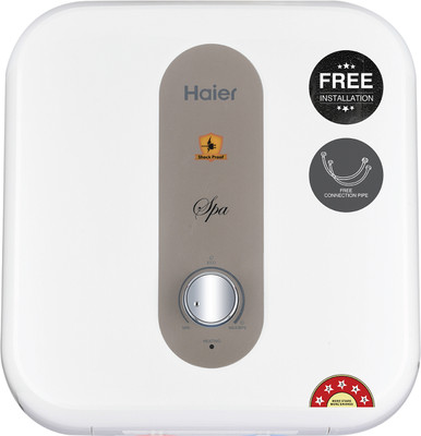 Haier ES25V-S1W 25 L Storage Water Geyser | with Free Pipes and Free Installation(White)