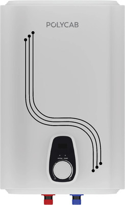 Polycab HWHSVMB071P 10 L Storage Water Geyser(White)