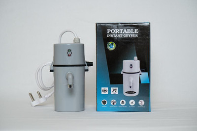 WunderVoX MINI Portable Instant Geyser Hot Water Directly From The Tap-Grey 1 L Instant Water Geyser(Grey)