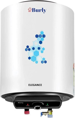 BHABURLY ELEGANCE 25L 25 L Storage Water Geyser(White and Black)