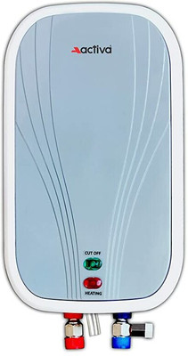 ACTIVA 3 L Instant Water Geyser (Volcano 3 KVA Special Anti Rust Coated With 5 Years Warranty, White) For Rs. 1996 @ 60 %