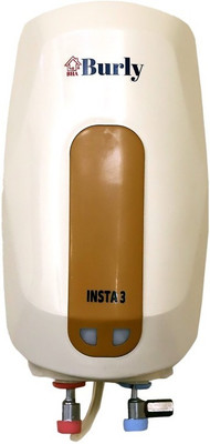 BHABURLY Insta 3 3 L Instant Water Geyser(Ivory,Brown)