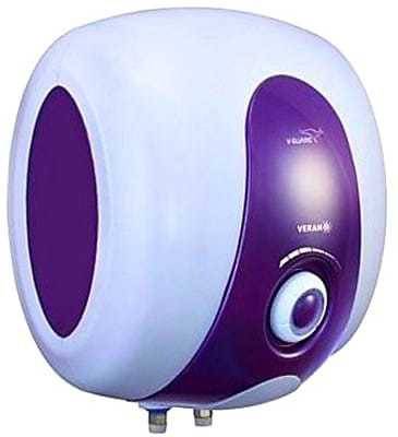 V-Guard 10 L Storage Water Geyser (Verano With Automatic Dry-Heating Detection & Unique EPAC Tank, White & Violet)