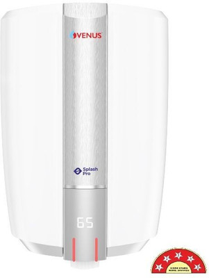 Venus Splash Pro Smart 25SX, Glasslined Double Ceramic Element, 10 Years Tank Warranty 25 L Storage Water Geyser(Graphite Silver)