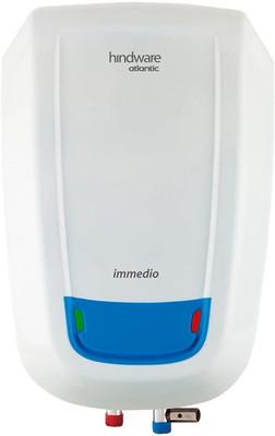Hindware Atlantic Immedio 5L 5 L Instant Water Geyser(White and Blue)