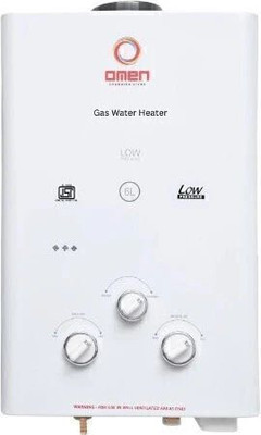 OMEN Popular 6 L Gas Water Geyser(White)