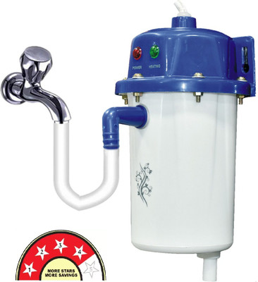 QUALX ISI MARK 1L INSTANT WATER GEYSER SHOCK PROOF 1 L Instant Water Geyser(Blue, White)