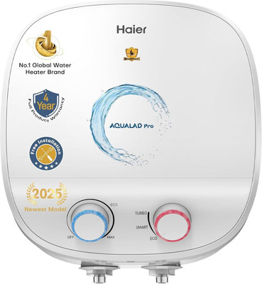 Haier ES25V-AQUALAD PRO 25 L Storage Water Geyser(White)