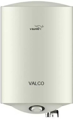 V-Guard Valco With High-quality steel inner tank with glass-lined AC 15 L Storage Water Geyser(White)