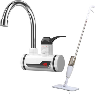 Drumstone 0.2 L Instant Water Geyser (Instant Tap Geyser and Multifunctional Spray Mop Combo, Multicolor)