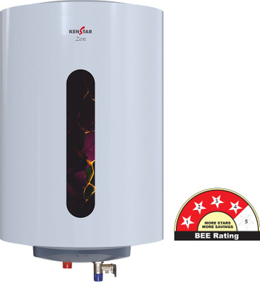 Kenstar ZEN 10 L 10 L Storage Water Geyser(White & Grey)