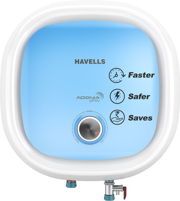 HAVELLS Adonia Spin 15 5S 15 L Storage Water Geyser(White, Blue)