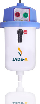 jade-x 1L INSTANT WATER PORTABLE HEATER GEYSER SHOCK PROOF BODY WITH INSTALLATION KIT 1 L Instant Water Geyser(White/blue)