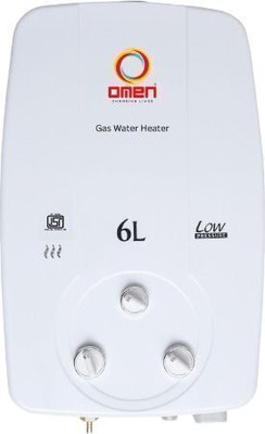 Omen Changing Lives Inse 6 L Gas Water Geyser(White)