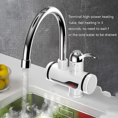Minro Safe 1 L Instant Water Geyser (RE_Tab Instant Water Geyser White Color (LZ-008TX)_001, White/Black)