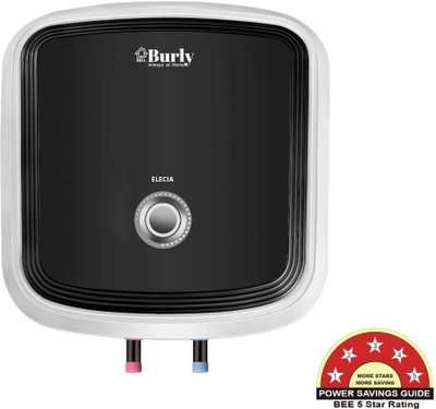 BHABURLY ELECIA 10 10 L Storage Water Geyser(White & Black)