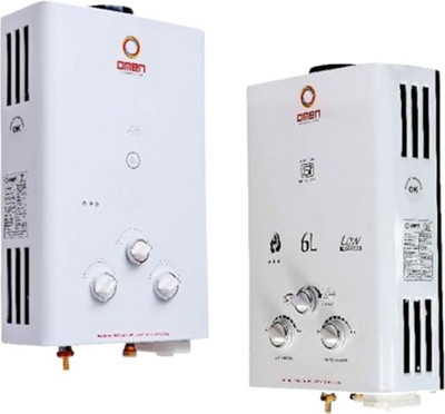 Omen Changing Lives Elegant & Popular 6 L Instant Water Geyser(White)