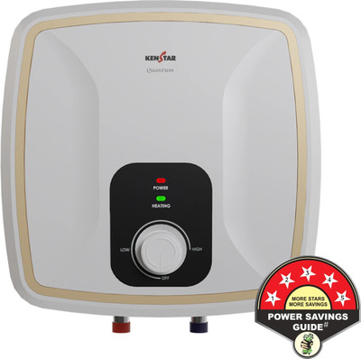 Kenstar QUANTUM 15 L Storage Water Geyser | 5 Star BEE Energy Rating(WHITE & ORANGE)