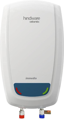 Hindware Immedio Packs of 1 3 L Instant Water Geyser(White and Blue)