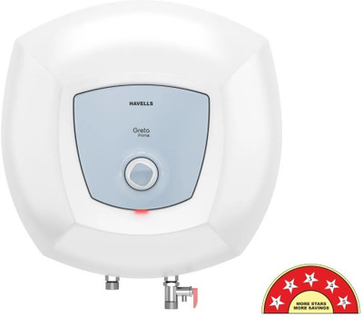 HAVELLS Greta Prime Glasslined With 7 Year Tank Warranty & Free Installation & Pipes 25 L Storage Water Geyser(White)