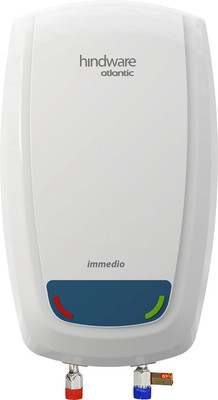 Hindware Smart Appliances HIWHIB3WMP3VSS0 3 L Instant Water Geyser | High Grade SS Tank(White & Blue)