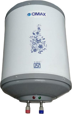 OMAX LOTUS 5 Star, Grey, White 10 L Storage Water Geyser(White)