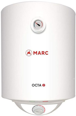MARC octa 15 L Storage Water Geyser(White)