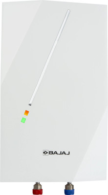 BAJAJ Skive IWH 5L 3KW 5 L Instant Water Geyser | High Grade SS Tank | with Free Pipes and Installation(White)