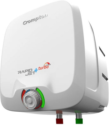 Crompton Rapid Jet Turbo 6 L Instant Water Geyser(White)