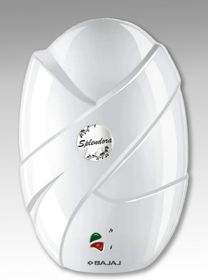 BAJAJ Splendora IWH 3L 3KW 3 L Instant Water Geyser | High Grade SS Tank | with Free Pipes and Installation(White)