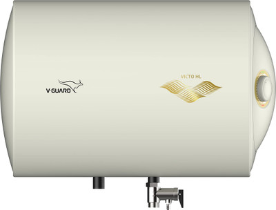 V-Guard Victo HL 25 Litre, 3 Star 25 L Storage Water Geyser with Flexi Pipes(White)